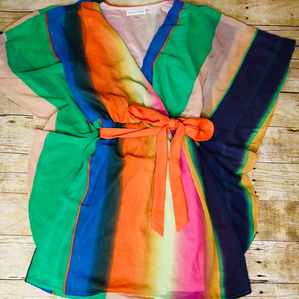 COPY - Boutique Multicolor Striped Dress